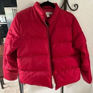 JCrew Duck and Feather filled puffer